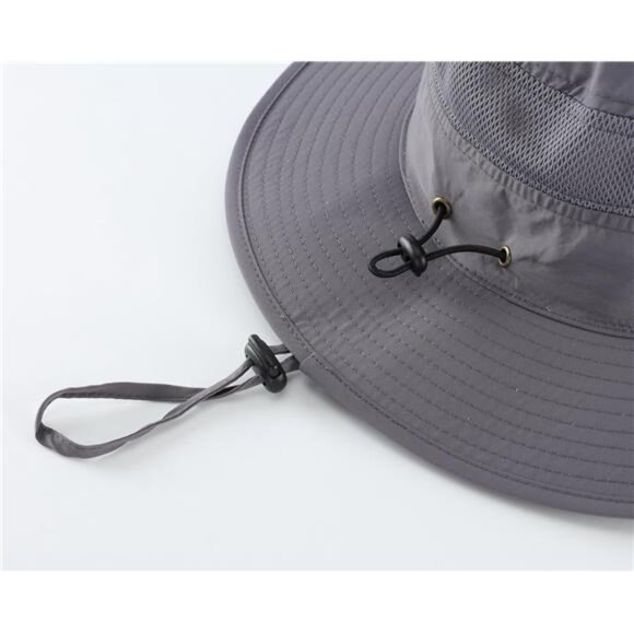 Home Prefer UPF 50+ Men's Sun Hat Wide Brim Bucket Hat UV Protection Hat - Picture 6 of 8